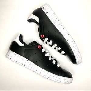 Adidas Stan Smith Black & Pink Splatter Sneakers
